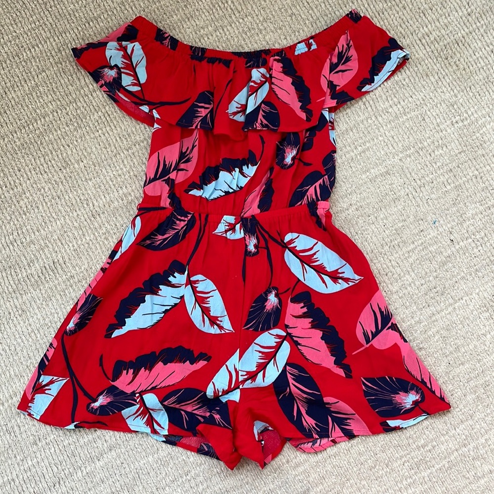 Off the shoulder express romper